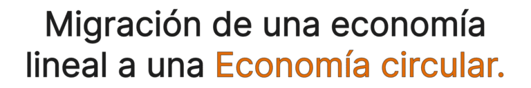 Migración de una economía lineal a una economía circular