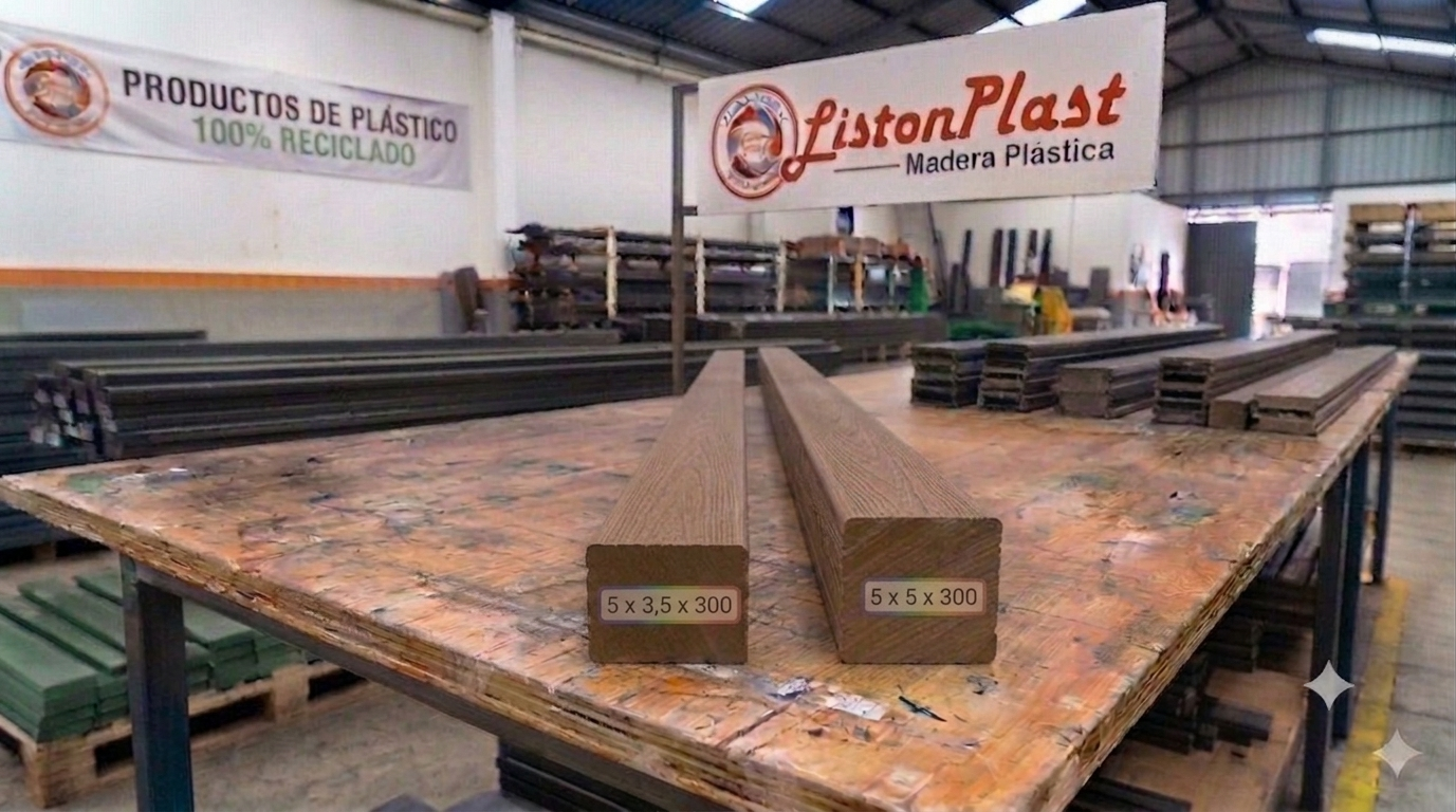 Listón Plástico 5 x 3,5 x 300 | 5 x 5 x 300