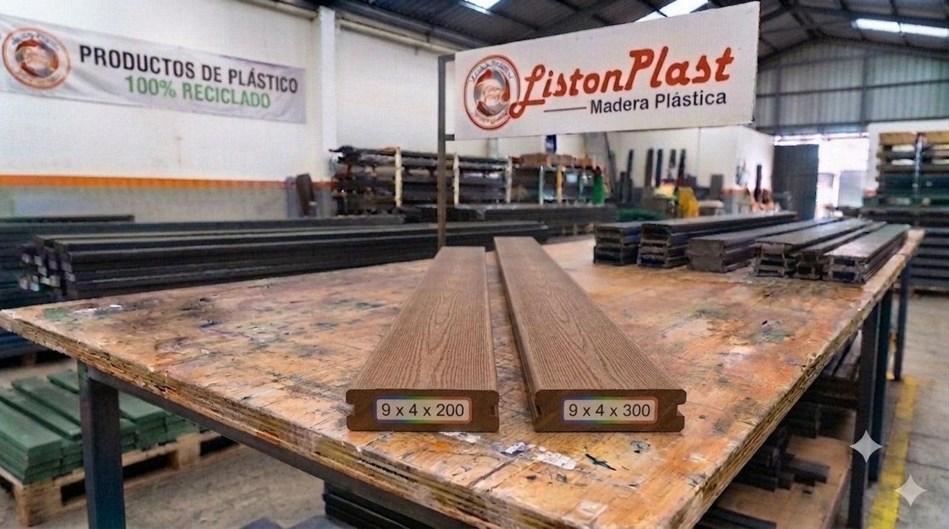 Listón Plástico 9 x 4 x 200 | 9 x 4 x 300