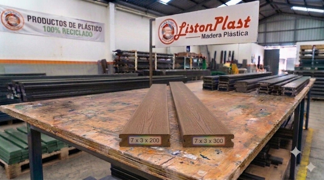Listón Plástico 7 x 3 x 200 | 7 x 3 x 300