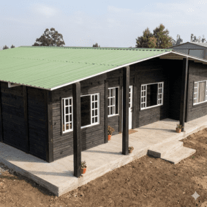 Sistema constructivo sostenible tipo ladrillo en plástico reciclado