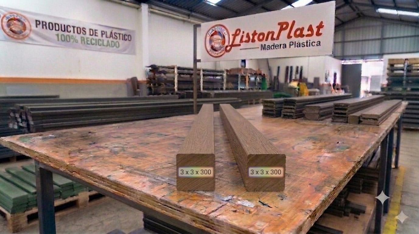 Listón Plástico 2 x 2 x 200 | 2 x 2 x 270