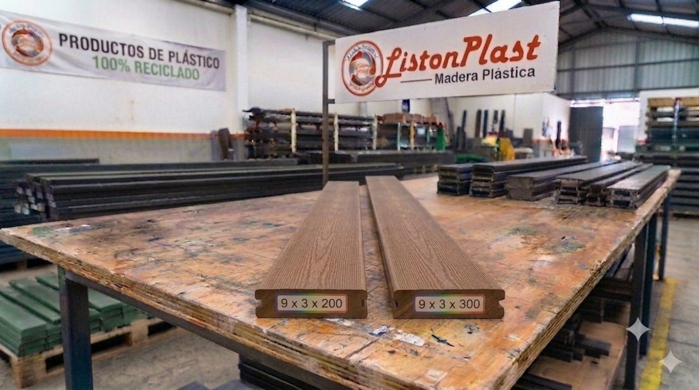Listón Plástico 9 x 3 x 200 | 9 x 3 x 300