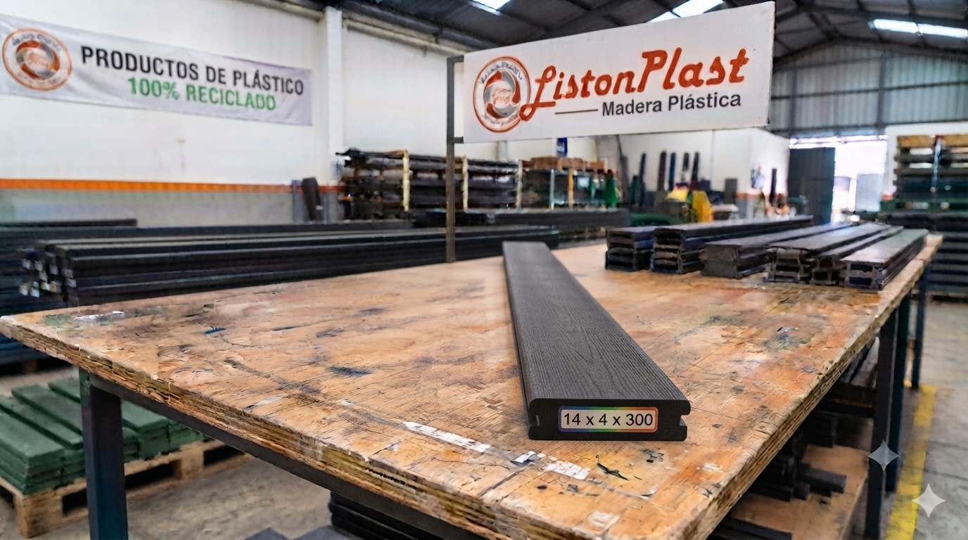 Listón Plástico 14 x 4 x 300