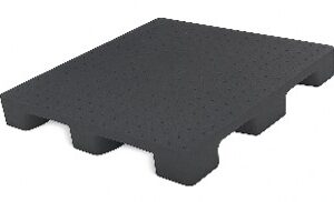 Estiba plástica de capacidad mediana 100 x 120 x 15 cm | Monoblock europea