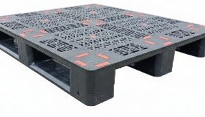 Estiba plástica de capacidad mediana 100 x 120 x 16,3 cm | Moblock semi-perforada