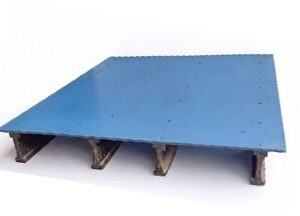 Estiba plástica tipo enteriza de capacidad liviana 100 x 120 x 15 cm | LM - 4PEMC