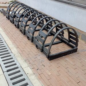 Biciparqueaderos en Madera Plástica